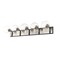 Z-Lite Parsons 5 Light Vanity, Matte Black & Clear 477-5V-MB-BN - alternate 1
